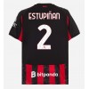 AC Milan Pervis Estupinan #2 Hjemmedrakt 2025-26 Kortermet